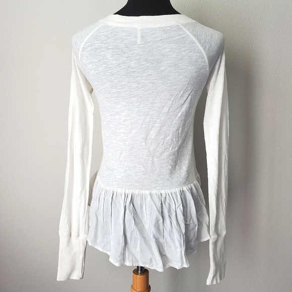 Free People Embroidered Peplum Top - Picture 2 of 6